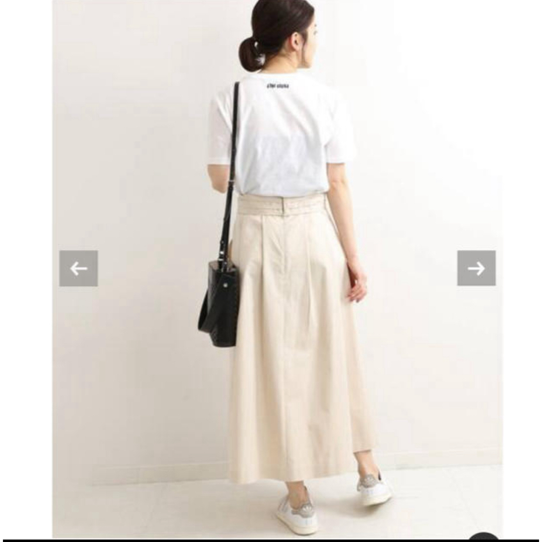 IENA(イエナ)のIENA ツイルリボンスカート38 レディースのスカート(ロングスカート)の商品写真