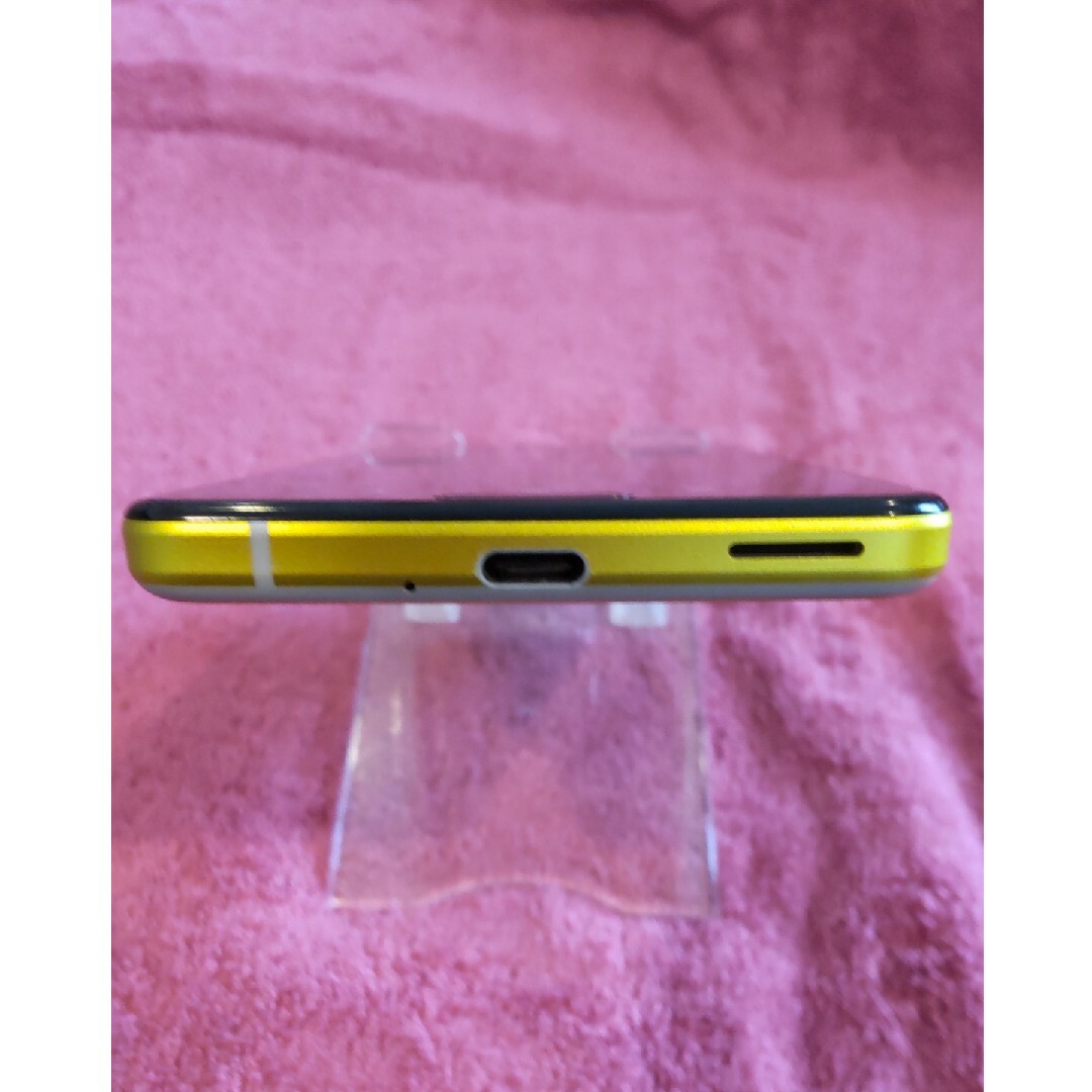 AQUOS(アクオス)の★docomo 限定色 sh-41a イエロー 黄色 AQUOSsense4 スマホ/家電/カメラのスマートフォン/携帯電話(スマートフォン本体)の商品写真