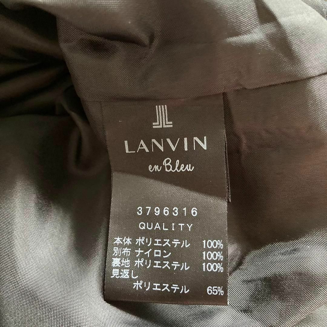 LANVIN en Bleu(ランバンオンブルー)のランバンオンブルー38 Mマルチ レディース ノースリーブ/ロング　花柄 美品 レディースのワンピース(ひざ丈ワンピース)の商品写真