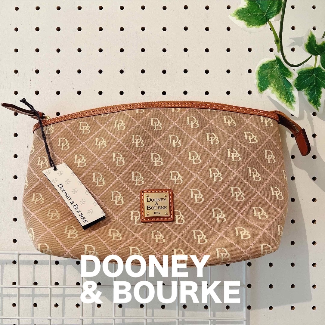 【ヴィンテージ】未使用タグ付き Dooney & Bourke 化粧ポーチ　 レディースのファッション小物(ポーチ)の商品写真