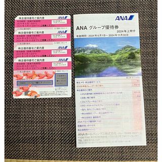 エーエヌエー(ゼンニッポンクウユ)(ANA(全日本空輸))の【4枚】ANA株主優待&クーポン冊子【2024春】(その他)