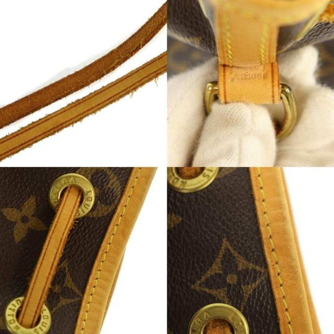 LOUIS VUITTON(ルイヴィトン)のルイヴィトン ショルダーバッグ ミニノエ M42227 中古 モノグラム ライン ブラウン レザー LOUIS VUITTON 【中古】 | 手提げ バック 鞄 カバン ブランド ルイビトン LV ファッション レディース Bランク レディースのバッグ(ショルダーバッグ)の商品写真