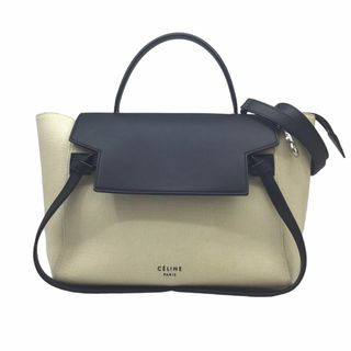 セリーヌ(celine)のCELINE　セリーヌ　ベルトバッグ　キャンバス　レザー　2WAYバッグ　ハンドバッグ　バッグ　ショルダーバッグ　ショルダー　カバン　ブラック　ベージュ　グリーン　カバン　ビジネスバッグ　鞄　レディース(ショルダーバッグ)