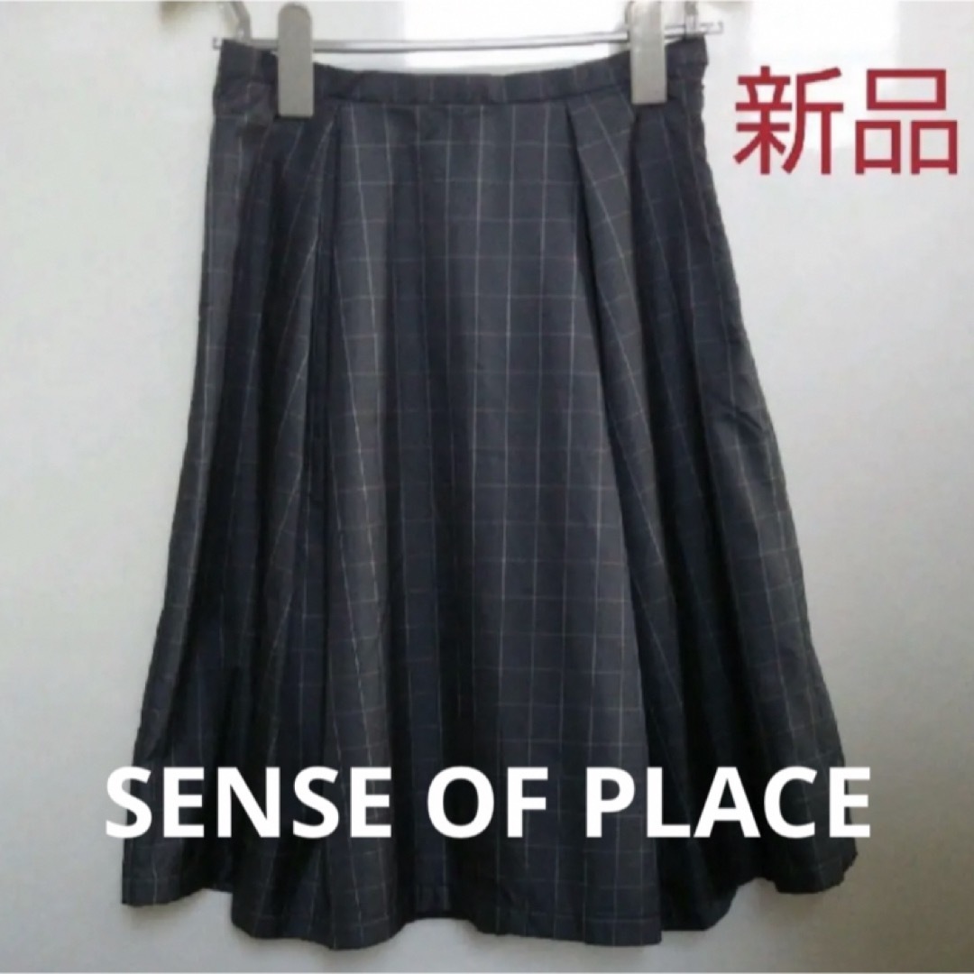 URBAN RESEARCH(アーバンリサーチ)の新品 SENSE OF PLACE フレアスカート レディースのスカート(ひざ丈スカート)の商品写真