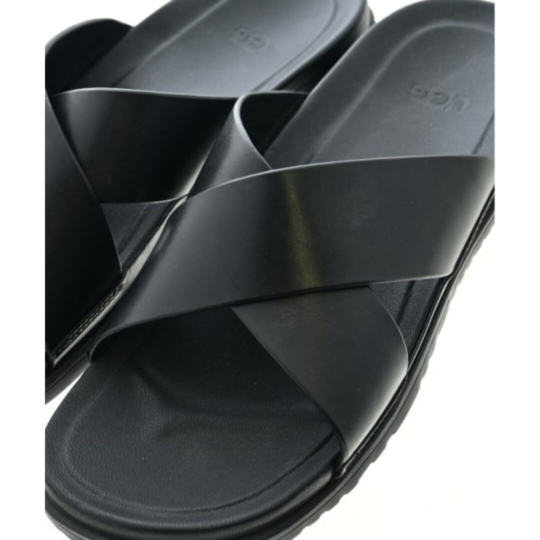 UGG(アグ)のUGG アグ サンダル 27cm 黒 【古着】【中古】 メンズの靴/シューズ(サンダル)の商品写真