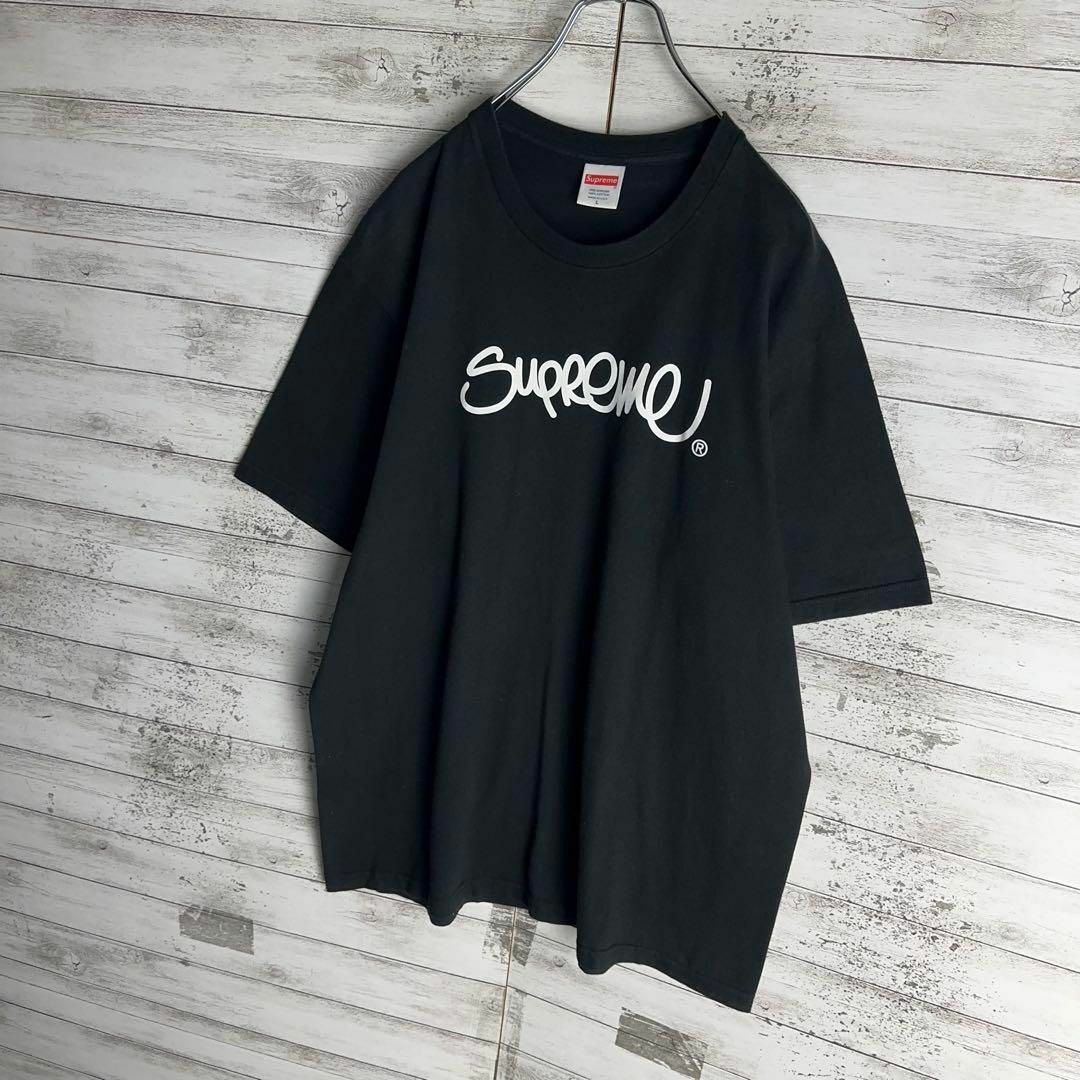 Supreme(シュプリーム)の9380【定番カラー】シュプリーム☆ビッグロゴ人気Lサイズtシャツ　美品 メンズのトップス(Tシャツ/カットソー(半袖/袖なし))の商品写真