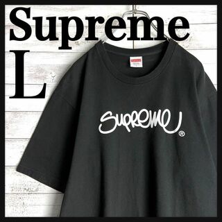 Supreme - 9380【定番カラー】シュプリーム☆ビッグロゴ人気Lサイズtシャツ　美品