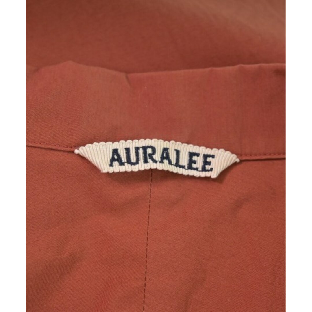 AURALEE(オーラリー)のAURALEE オーラリー カジュアルシャツ 5(L位) オレンジ系 【古着】【中古】 メンズのトップス(シャツ)の商品写真