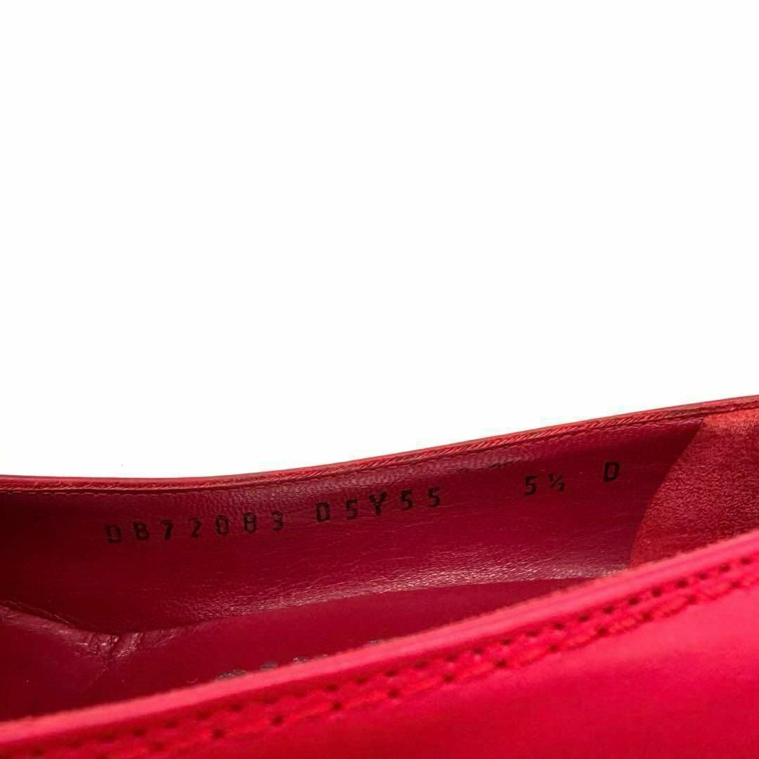 Salvatore Ferragamo(サルヴァトーレフェラガモ)のFERRAGAMO フェラガモ パンプス レッド 赤 レディースの靴/シューズ(ハイヒール/パンプス)の商品写真
