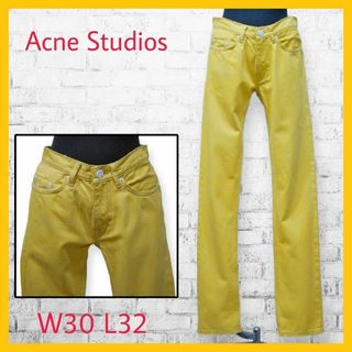 Acne Studios - 美品 アクネ ストゥディオズ カラー デニム ジーンズ ダメージ加工 L 黄