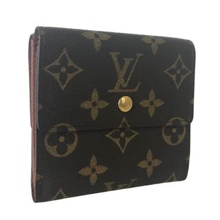 ルイヴィトン(LOUIS VUITTON)のLOUIS VUITTON ルイヴィトン ポルト モネ ビエ カルトクレディ コンパクトウォレット 三つ折り財布 メンズ モノグラムキャンバス ブラウン 3つ折り 茶色 M61652 中古品【鑑定済】(折り財布)