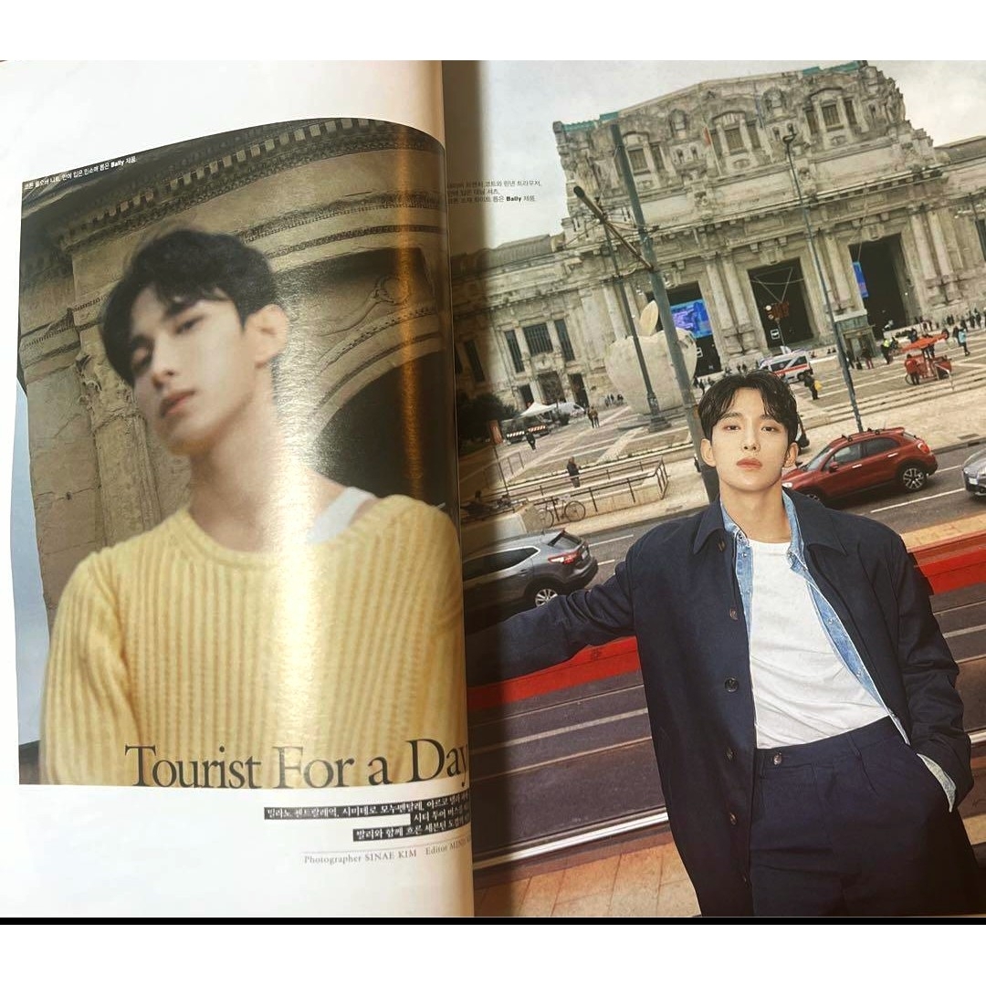 W KOREA  4月号　② ジス　ジュノ　ヒョンジン　ミンジ　ドギョム　雑誌 エンタメ/ホビーの本(アート/エンタメ)の商品写真