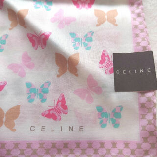 celine - CELINE　セリーヌ　ハンカチ　①