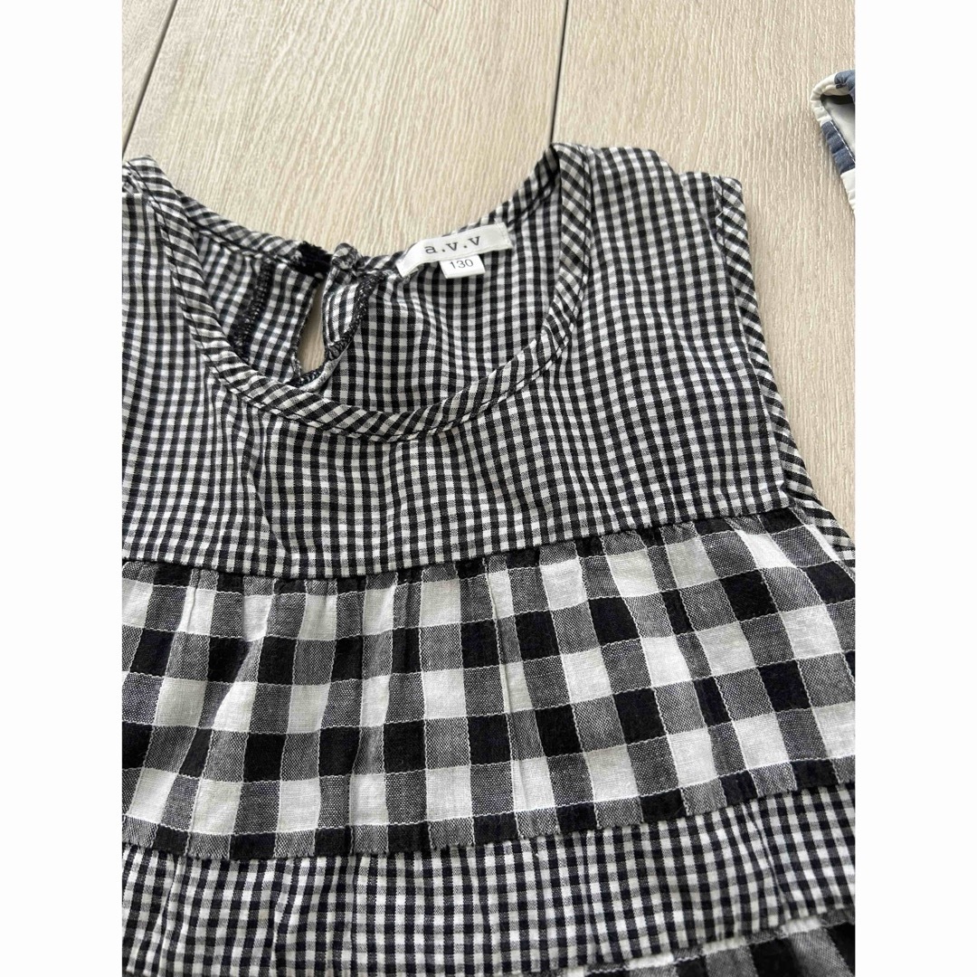 a.v.v(アーヴェヴェ)のワンピース2点セット a.v.v.   GU キッズ/ベビー/マタニティのキッズ服女の子用(90cm~)(ワンピース)の商品写真