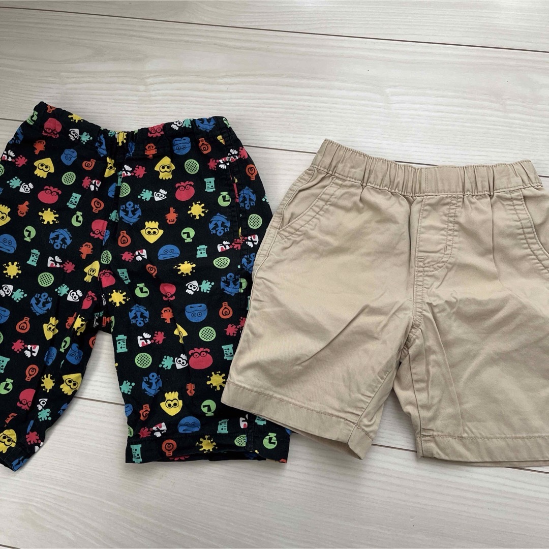 UNIQLO(ユニクロ)のユニクロキッズ　ハーフパンツ　110 キッズ/ベビー/マタニティのキッズ服男の子用(90cm~)(パンツ/スパッツ)の商品写真