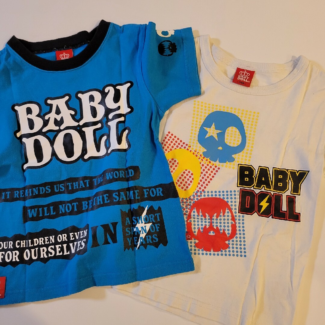 BABYDOLL(ベビードール)のBABYDOLL Tシャツ 半袖 110 キッズ/ベビー/マタニティのキッズ服男の子用(90cm~)(Tシャツ/カットソー)の商品写真