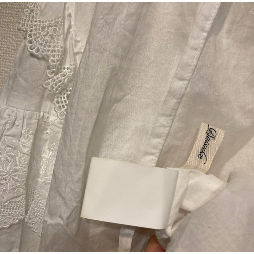 【タナカダイスケ】ホワイトラブブラウス white LOVE blouse レディースのトップス(シャツ/ブラウス(長袖/七分))の商品写真