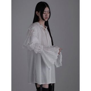 【タナカダイスケ】ホワイトラブブラウス white LOVE blouse(シャツ/ブラウス(長袖/七分))