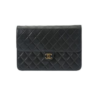 シャネル(CHANEL)のシャネル マトラッセ チェーンショルダー 25cm ショルダーバッグ 黒(ショルダーバッグ)