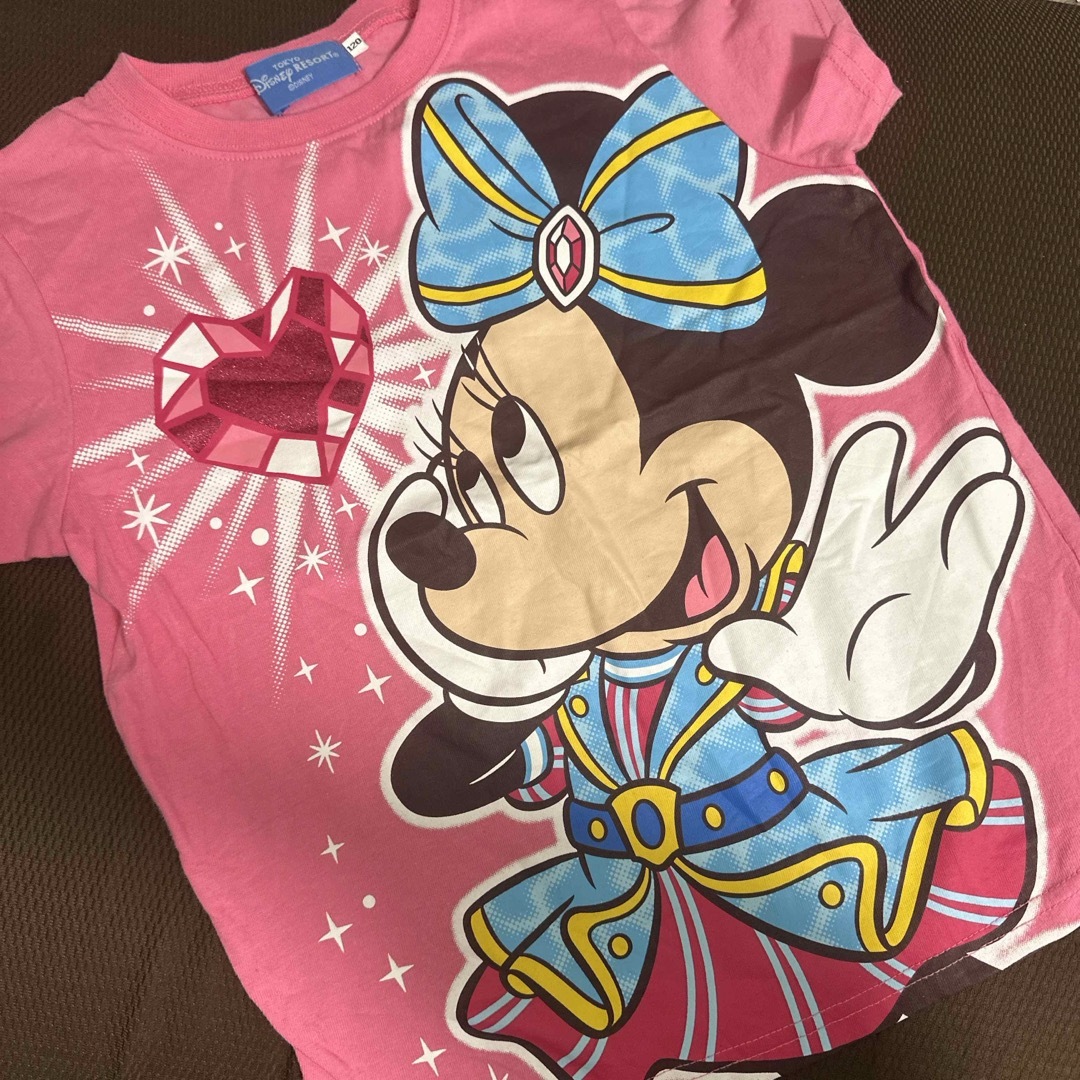 Disney(ディズニー)の週末限定価格✩東京ディズニーリゾートミニーちゃんTシャツ3枚セット キッズ/ベビー/マタニティのキッズ服女の子用(90cm~)(Tシャツ/カットソー)の商品写真