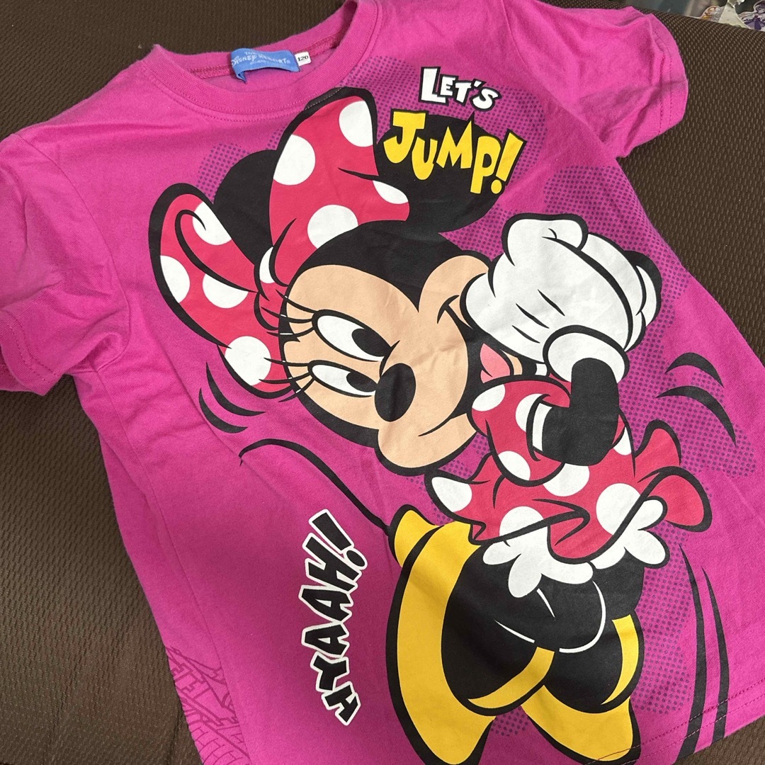 Disney(ディズニー)の週末限定価格✩東京ディズニーリゾートミニーちゃんTシャツ3枚セット キッズ/ベビー/マタニティのキッズ服女の子用(90cm~)(Tシャツ/カットソー)の商品写真