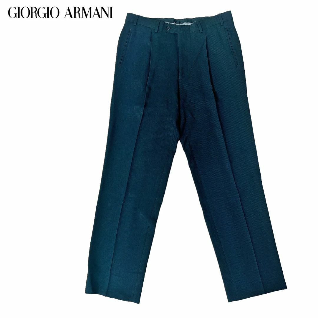 Giorgio Armani(ジョルジオアルマーニ)の【GIORGIO ARMANI】スラックス/斜めストライプ/シンプル★アルマーニ メンズのパンツ(スラックス)の商品写真