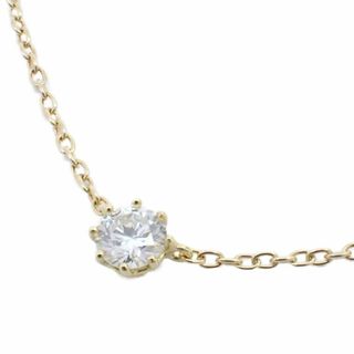 AHKAH - AHKAH アーカーvivian couture ソルティア ラウンド ネックレス K18YG/ダイヤモンド0.15ct VC196