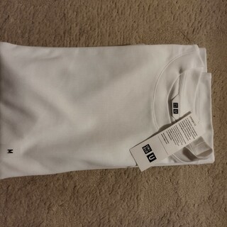 ユニクロ　Tシャツ　白(Tシャツ/カットソー(半袖/袖なし))