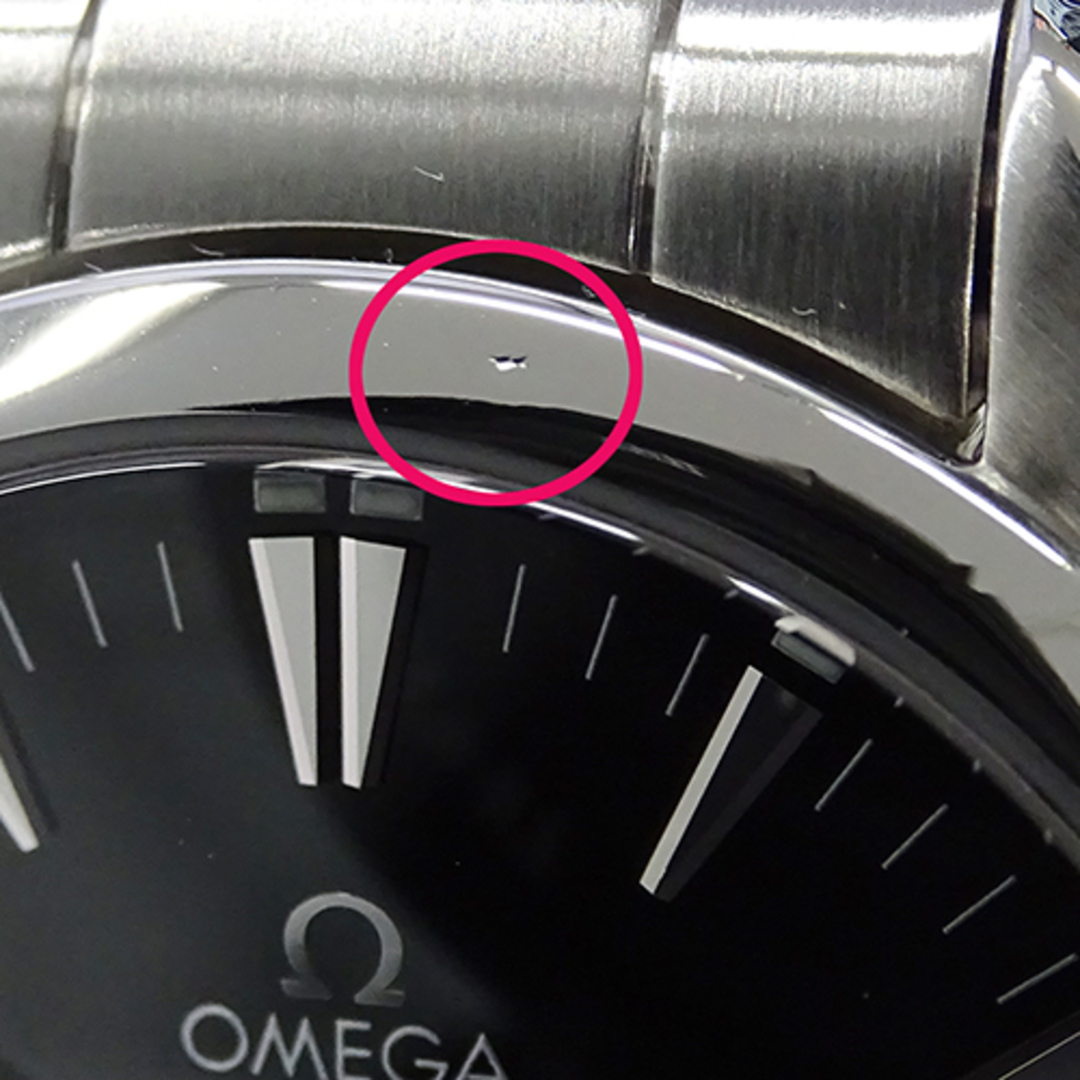 OMEGA(オメガ)のオメガ OMEGA シーマスター アクアテラ 2517.50 時計 メンズ ブランド デイト クオーツ QZ ステンレス SS シルバー ブラック 磨き済み 【中古】 メンズの時計(腕時計(アナログ))の商品写真