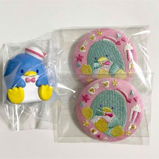 サンリオ(サンリオ)の＊未使用＊ サンリオ SANRIO まちぼうけ 刺繍缶バッジ タキシードサム(バッジ/ピンバッジ)