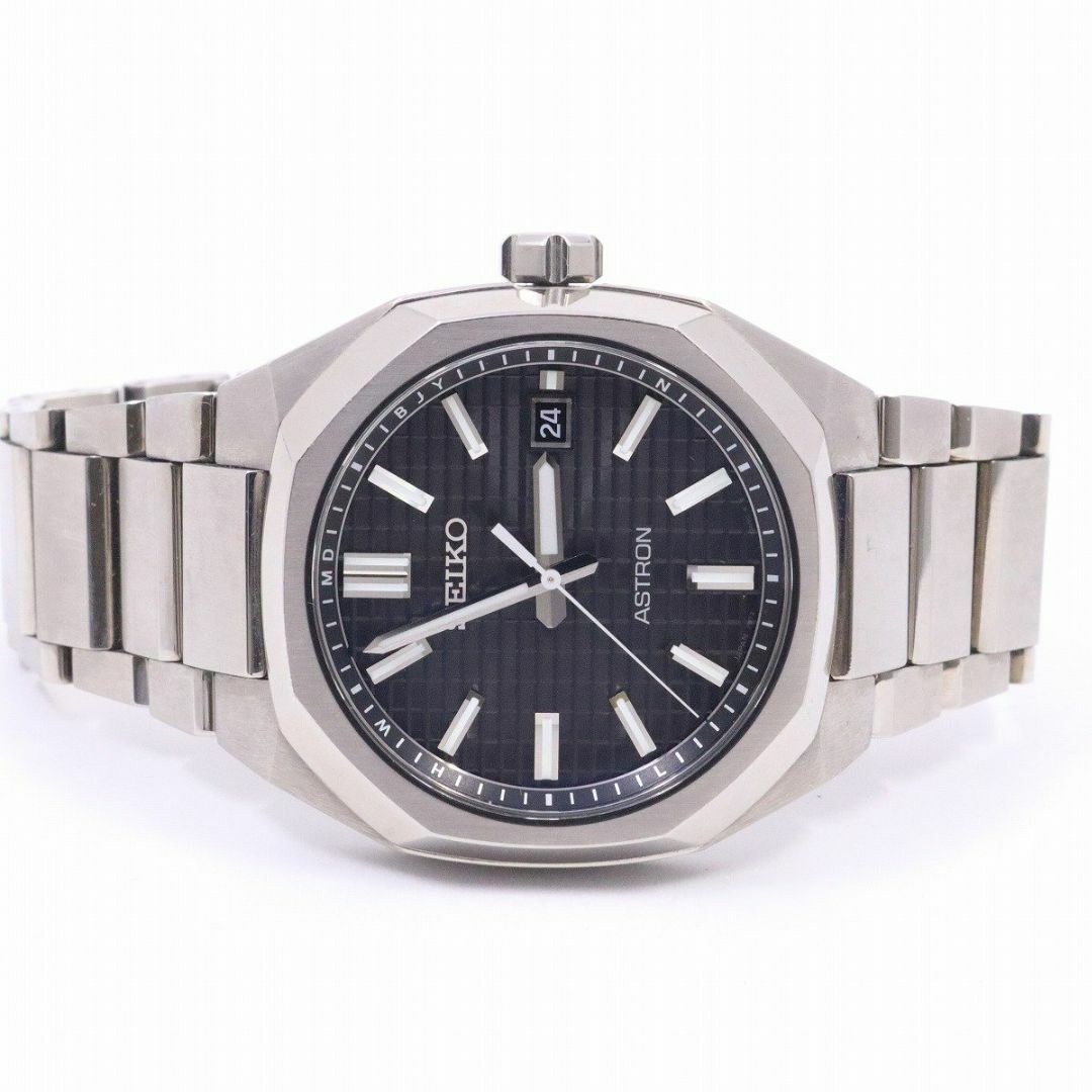SEIKO(セイコー)のSEIKO セイコー アストロン NEXTERシリーズ ソーラー電波 メンズ 腕時計 チタン 黒文字盤 SBXY063 / 7B72-0AF0 メンズの時計(腕時計(アナログ))の商品写真