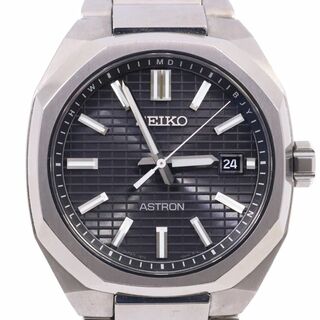 SEIKO - SEIKO セイコー アストロン NEXTERシリーズ ソーラー電波 メンズ 腕時計 チタン 黒文字盤 SBXY063 / 7B72-0AF0