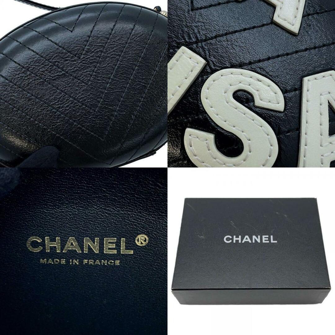 CHANEL(シャネル)のシャネル チェーンショルダーバッグ ラパウザ Vステッチ レザー CHANEL バッグ 黒 レディースのバッグ(ショルダーバッグ)の商品写真