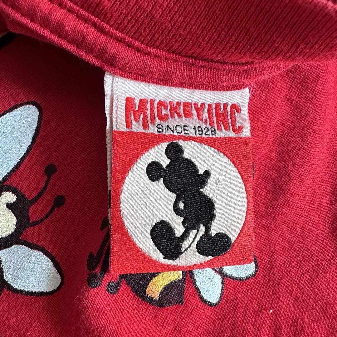 Disney(ディズニー)のディズニー　くまのプーさん　Tシャツ　ヴィンテージ　s 90年代　赤　半袖 レディースのトップス(Tシャツ(半袖/袖なし))の商品写真