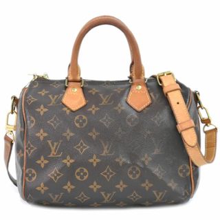 ルイヴィトン(LOUIS VUITTON)の本物 ルイヴィトン LOUIS VUITTON LV スピーディ バンドリエール 25 モノグラム 2WAY ショルダーバッグ ハンドバッグ ブラウン M40390 ビトン バッグ 中古(ショルダーバッグ)