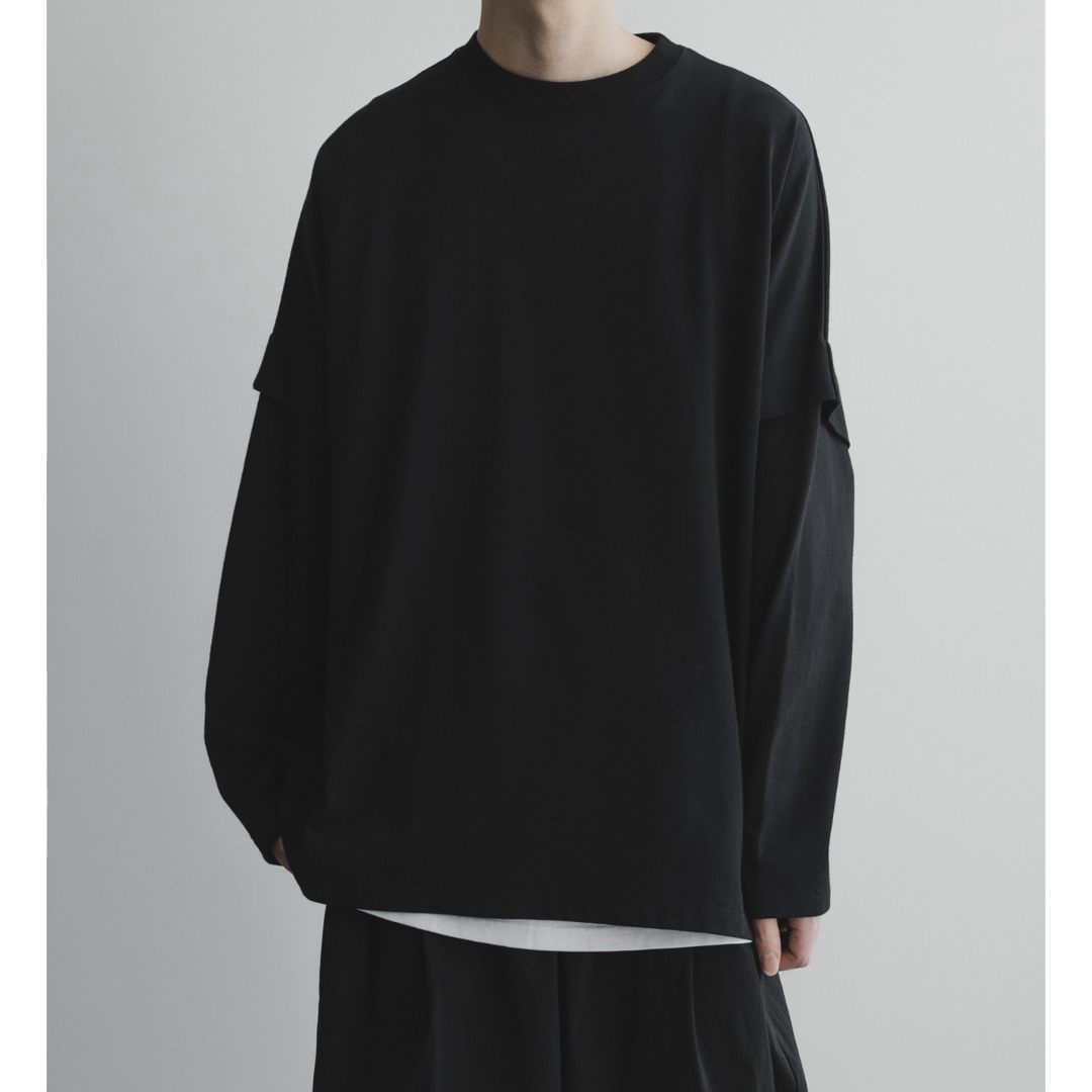 loose drop shoulder layered long Tee メンズのトップス(Tシャツ/カットソー(七分/長袖))の商品写真