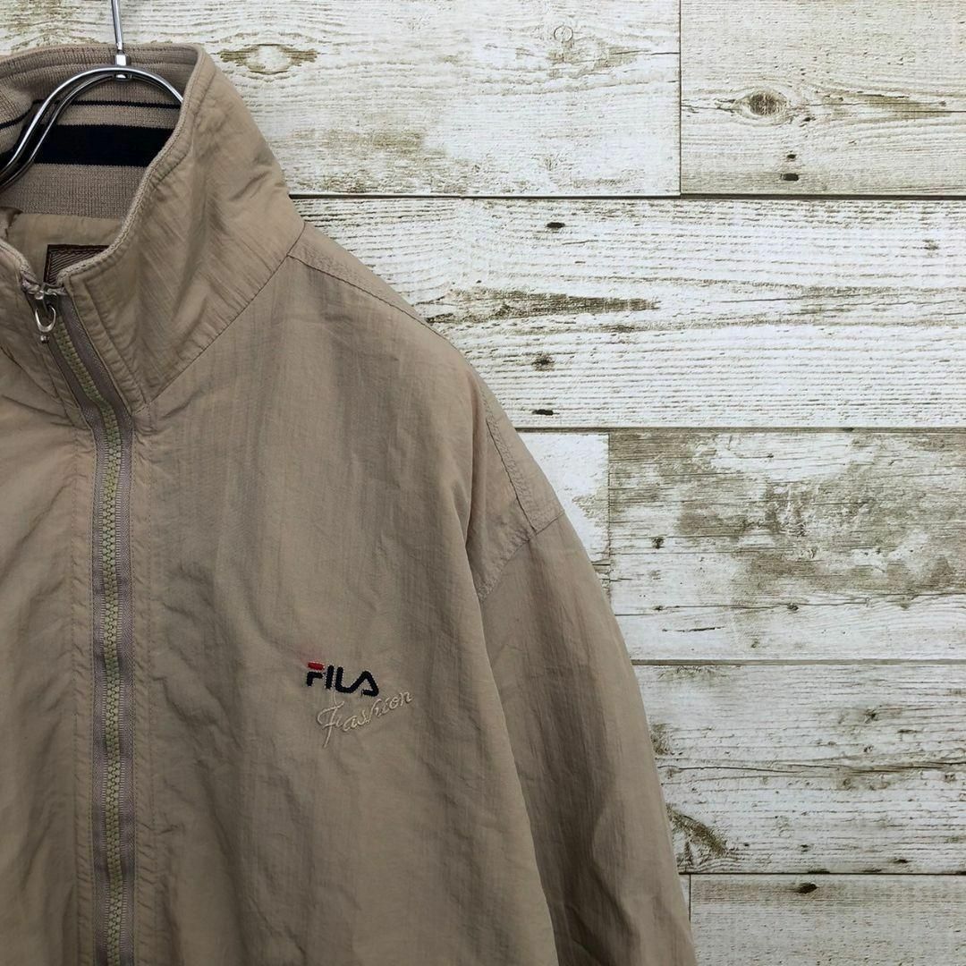 FILA(フィラ)の【k6476】希少USA古着90sフィラ刺繍ロゴナイロンジャケットブルゾンテック メンズのジャケット/アウター(ナイロンジャケット)の商品写真