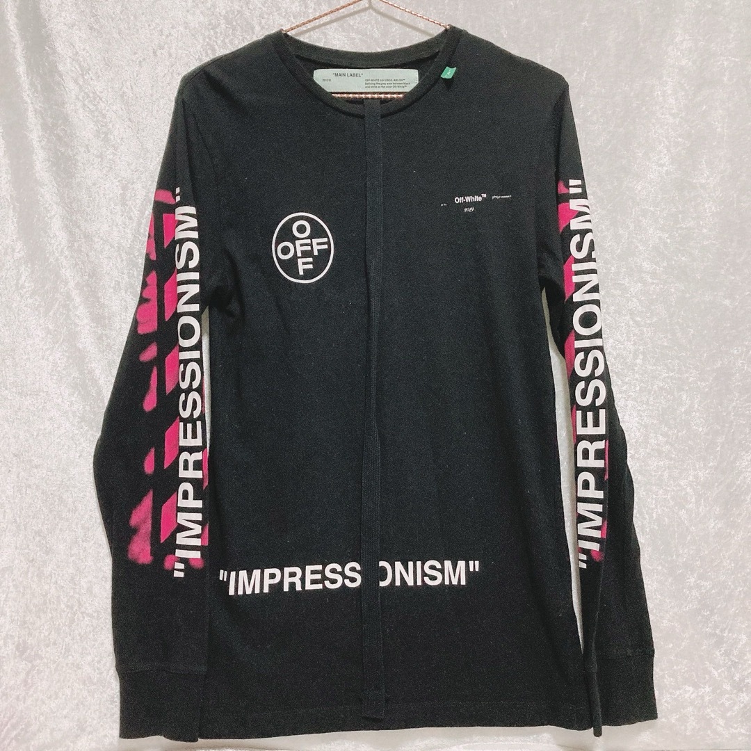 Off-White - OFF-WHITE ロングTシャツ 【美品】XS ビッグロゴ Off-White - OFF-WHITE ロングTシャツ 【美品】XS ビッグロゴ