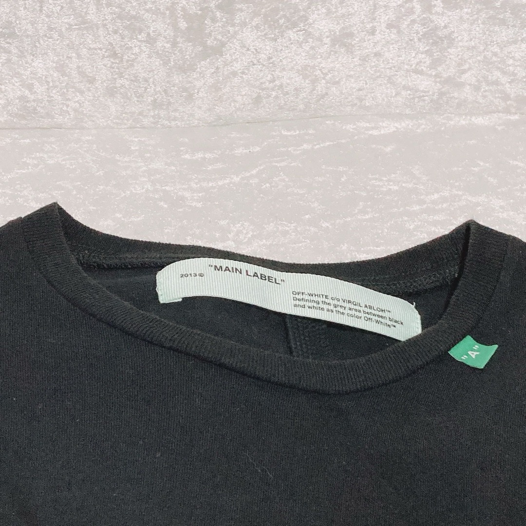 Off-White - OFF-WHITE ロングTシャツ 【美品】XS ビッグロゴ Off-White - OFF-WHITE ロングTシャツ 【美品】XS ビッグロゴ