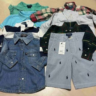 ポロ(POLO（RALPH LAUREN）)のポロラルフローレン ポロシャツ 9M(75cm) 24M(80cm)2点とセット(シャツ/カットソー)