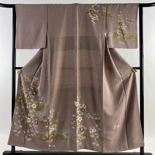 訪問着 身丈154cm 裄丈63.5cm 正絹 逸品 【中古】(着物)