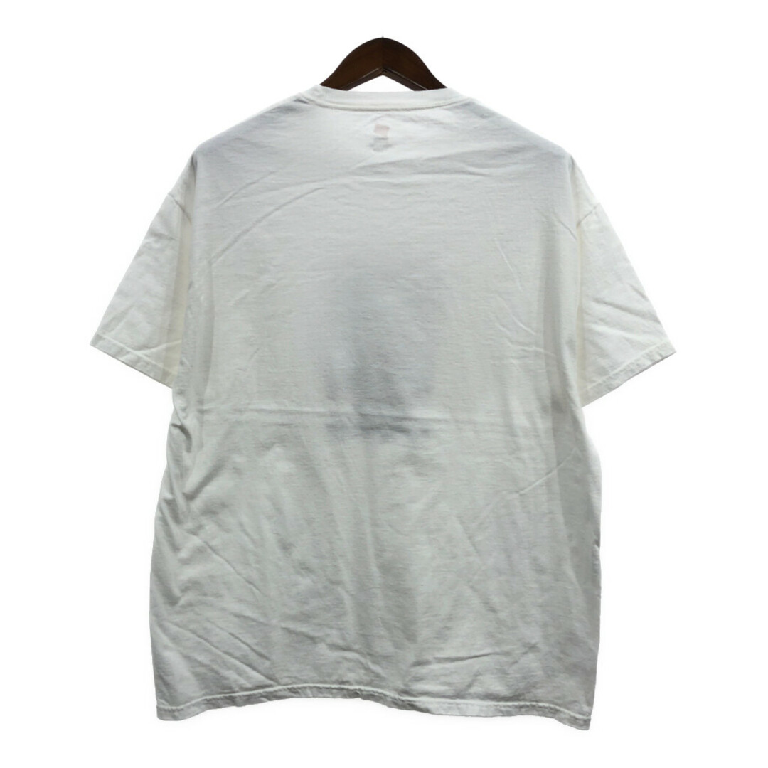 ジョーカー パロディ バラク・オバマ 半袖Ｔシャツ ホワイト (メンズ XL) 中古 古着 Q6431 メンズのトップス(Tシャツ/カットソー(半袖/袖なし))の商品写真