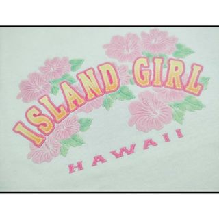 新品】HAWAII/Ｔシャツ/ 花柄ボンプリント/(Tシャツ(半袖/袖なし))