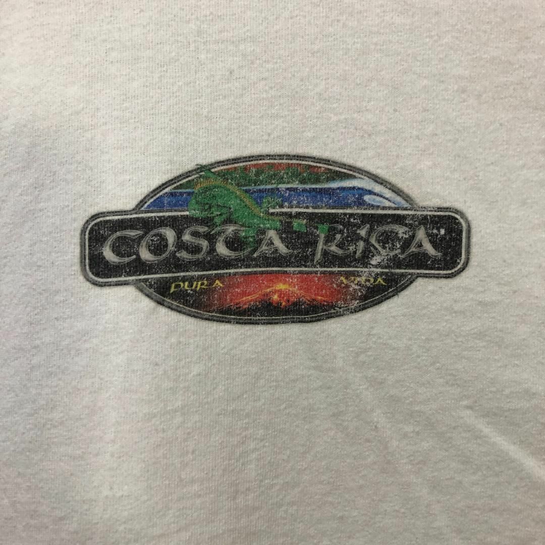 COSTA RICA トカゲ バックプリント 火山 海 Tシャツ メンズのトップス(Tシャツ/カットソー(半袖/袖なし))の商品写真