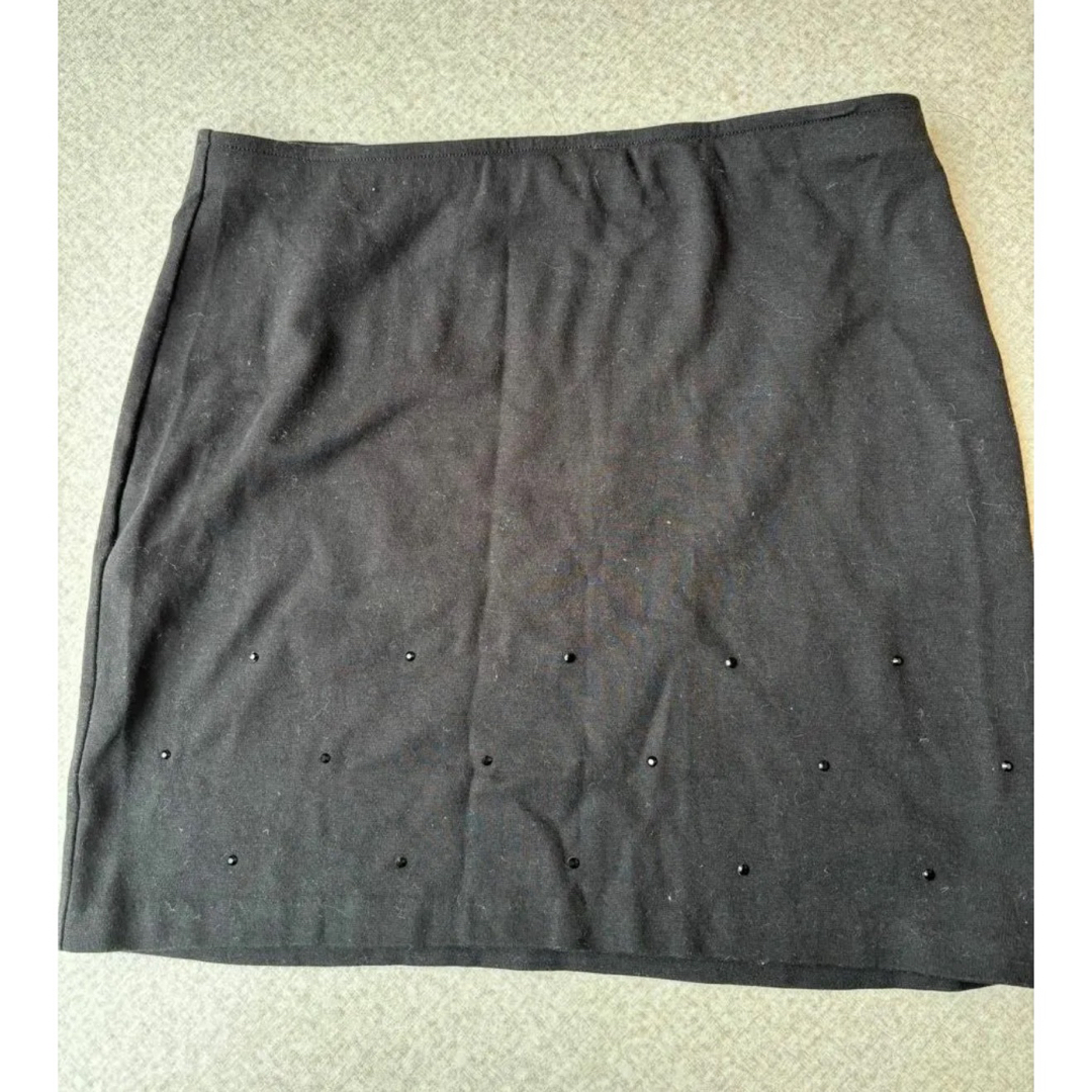 ミニスカート　ブラック レディースのスカート(ミニスカート)の商品写真