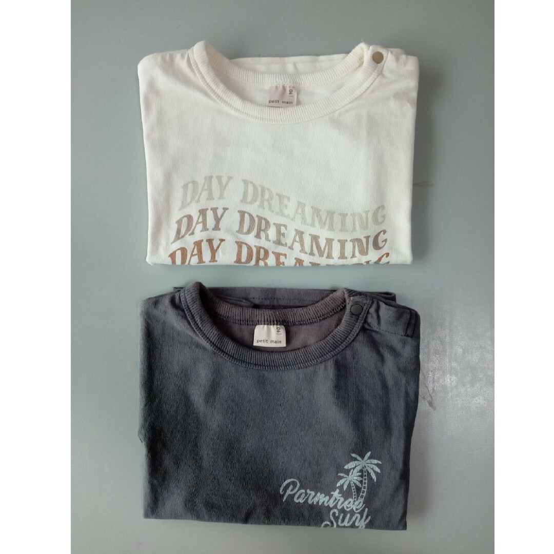 petit main(プティマイン)の半袖Tシャツ　3枚 キッズ/ベビー/マタニティのキッズ服男の子用(90cm~)(Tシャツ/カットソー)の商品写真