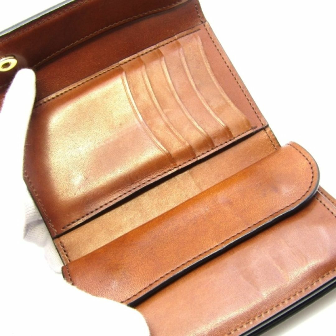 ワイルドスワンズ 三つ折り財布 フルグレインブライドル 24003021 メンズのファッション小物(長財布)の商品写真