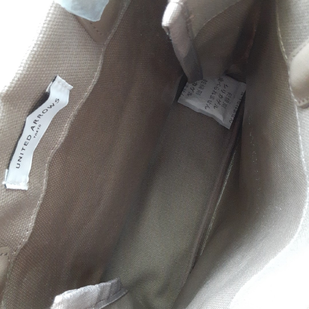 UNITED ARROWS(ユナイテッドアローズ)のユナイテッドアローズ ロゴ トートバッグ S レディースのバッグ(トートバッグ)の商品写真