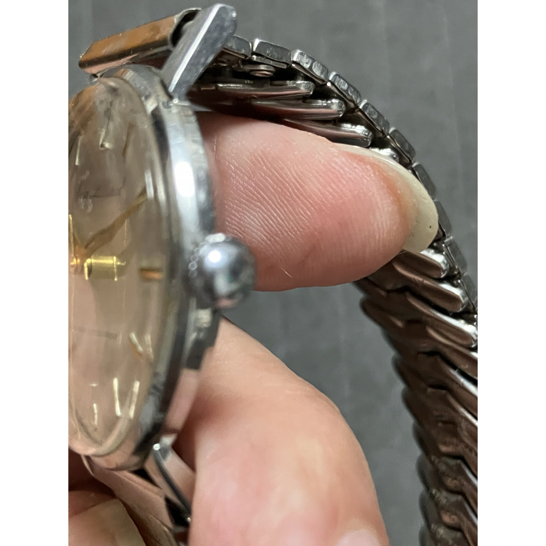 SEIKO(セイコー)のセイコーローレル14076.17石、稼働品、竜頭操作ok.バンド社外伸び伸び17 メンズの時計(腕時計(アナログ))の商品写真