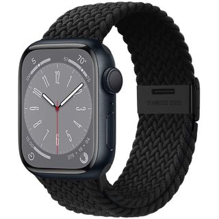 コンパチブル Apple Watch バンド　(黒　42/44/45/49mm)(その他)